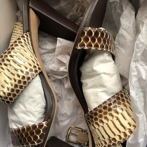 Stuart WEITZMAN banded Roccia Mali Snake Sandal